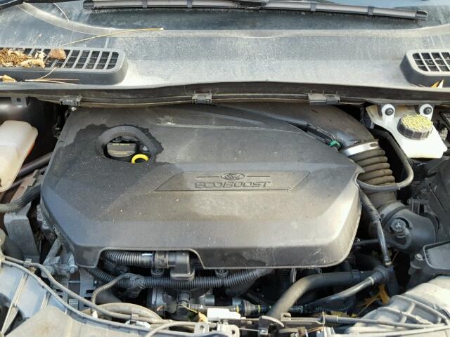 1FMCU0GX9EUD57144 - 2014 FORD ESCAPE SE GRAY photo 7