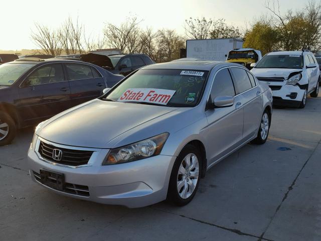 1HGCP26829A038758 - 2009 HONDA ACCORD SILVER photo 2