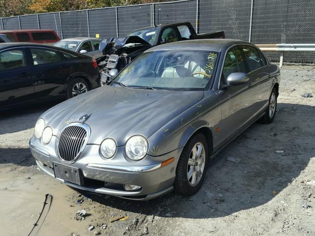 SAJEA01T63FM59726 - 2003 JAGUAR S-TYPE GRAY photo 2