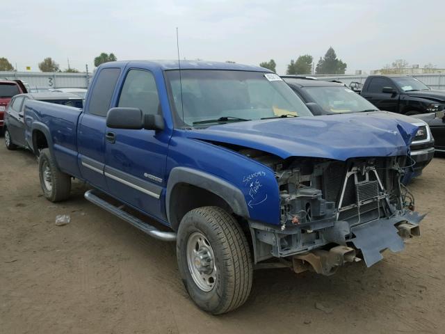 1GCHC29U73E309127 - 2003 CHEVROLET SILVERADO BLUE photo 1