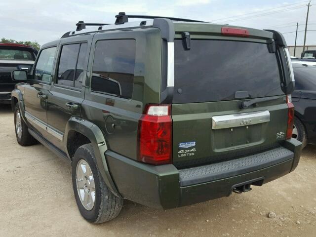 1J8HG58216C297474 - 2006 JEEP COMMANDER GREEN photo 3