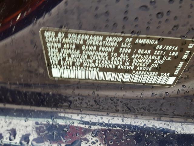 1VWAT7A32FC016928 - 2015 VOLKSWAGEN PASSAT S ლურჯი ფოტო 10