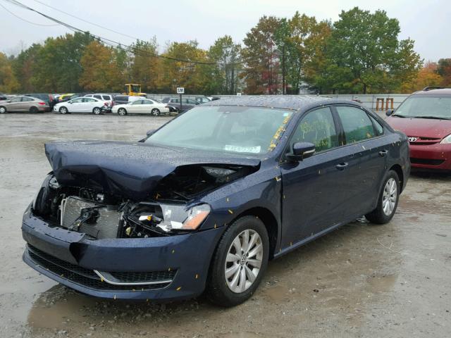 1VWAT7A32FC016928 - 2015 VOLKSWAGEN PASSAT S ლურჯი ფოტო 2