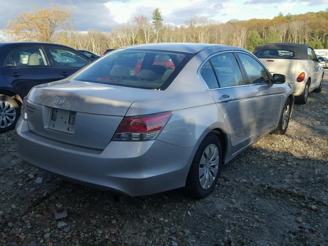 1HGCP2F36AA189708 - 2010 HONDA ACCORD LX GRAY photo 4