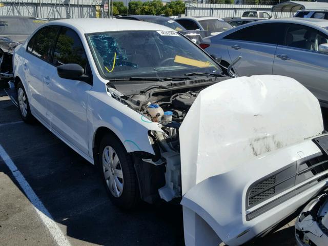 3VW2K7AJ3FM415397 - 2015 VOLKSWAGEN JETTA BASE WHITE photo 1