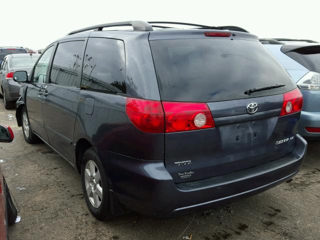 5TDZA23C56S421403 - 2006 TOYOTA SIENNA BLUE photo 3