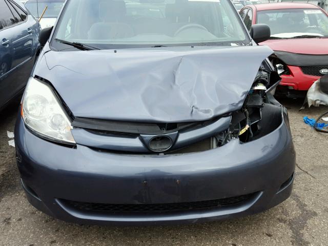 5TDZA23C56S421403 - 2006 TOYOTA SIENNA BLUE photo 9