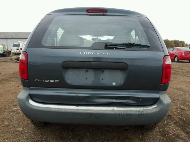 1D4GP25B96B698382 - 2006 DODGE CARAVAN SE BLUE photo 9