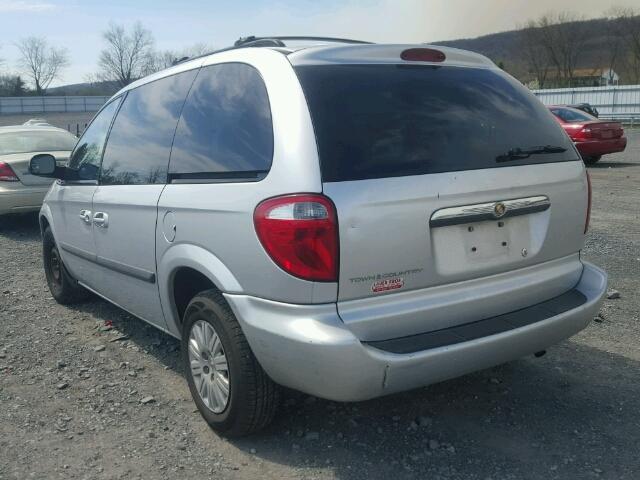 1A8GJ45R77B140306 - 2007 CHRYSLER TOWN & COU SILVER photo 3