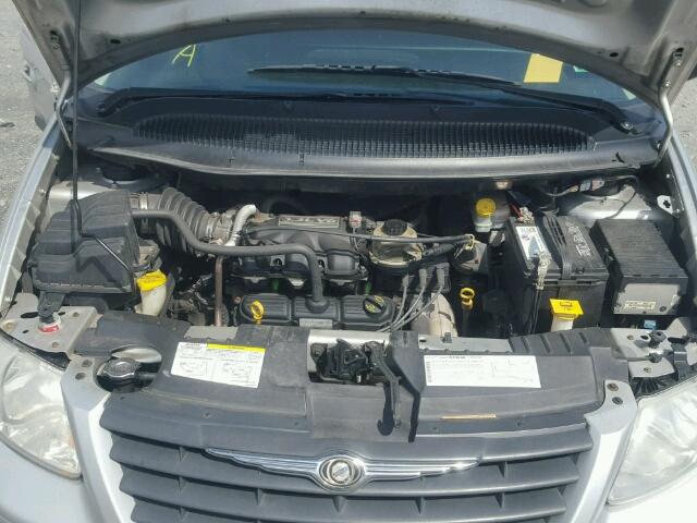 1A8GJ45R77B140306 - 2007 CHRYSLER TOWN & COU SILVER photo 7