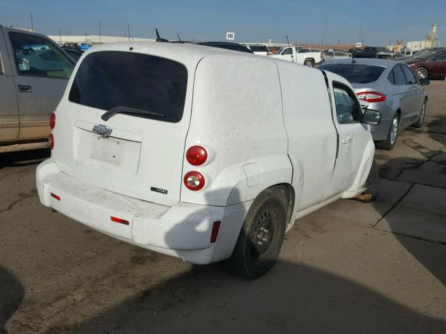 3GCCA85B79S566911 - 2009 CHEVROLET HHR PANEL WHITE photo 4