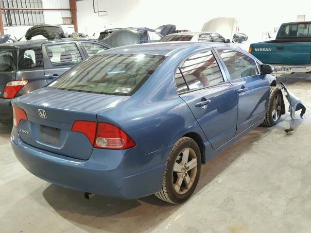 1HGFA16856L148857 - 2006 HONDA CIVIC BLUE photo 4