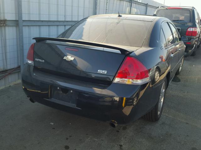 2G1WD58C669119057 - 2006 CHEVROLET IMPALA SUP BLACK photo 4