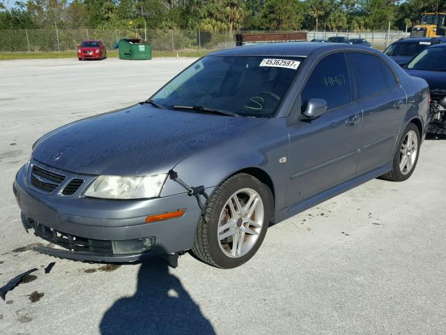 YS3FD46Y471120349 - 2007 SAAB 9-3 2.0T GRAY photo 2