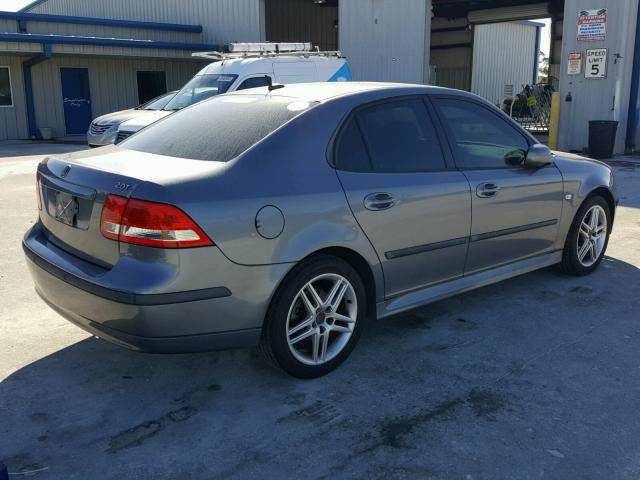 YS3FD46Y471120349 - 2007 SAAB 9-3 2.0T GRAY photo 4