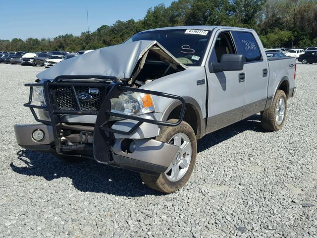 1FTPW14VX6FA86917 - 2006 FORD F150 SUPER SILVER photo 2