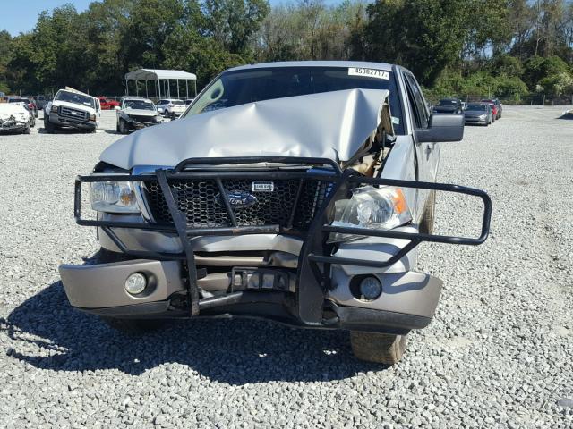 1FTPW14VX6FA86917 - 2006 FORD F150 SUPER SILVER photo 9