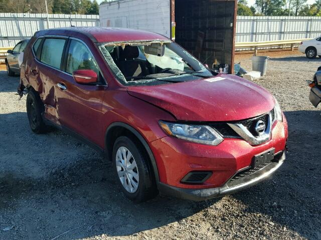 KNMAT2MV7FP553256 - 2015 NISSAN ROGUE S RED photo 1
