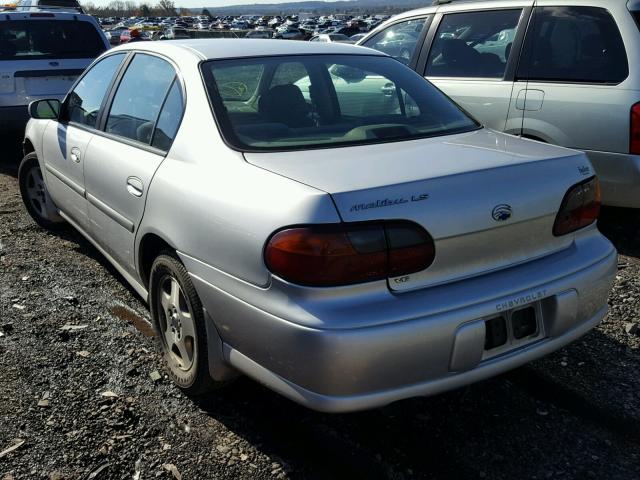1G1NE52J72M666948 - 2002 CHEVROLET MALIBU LS 银色 照片 3