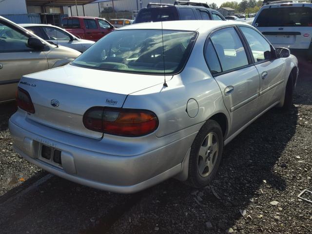 1G1NE52J72M666948 - 2002 CHEVROLET MALIBU LS 银色 照片 4