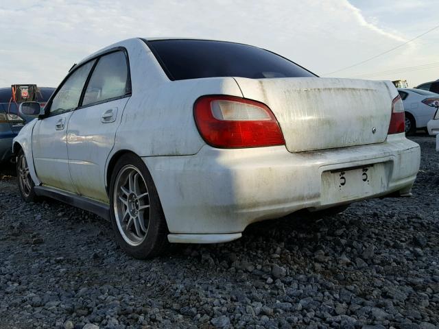 JF1GD29632G510915 - 2002 SUBARU IMPREZA WR WHITE photo 3