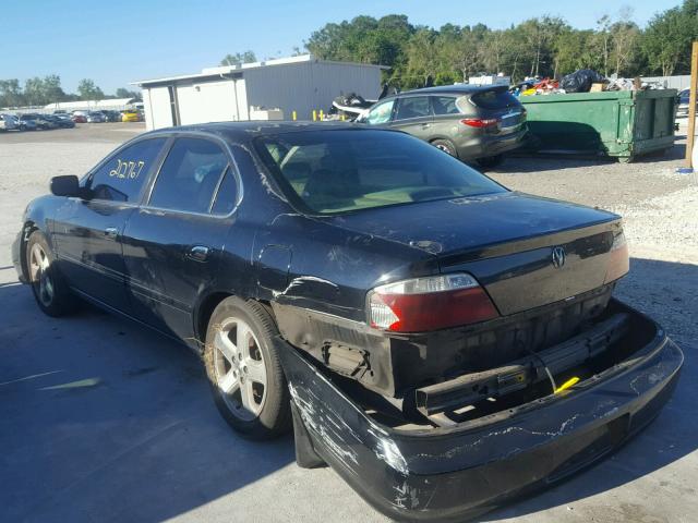 19UUA56823A048639 - 2003 ACURA 3.2TL BLACK photo 3