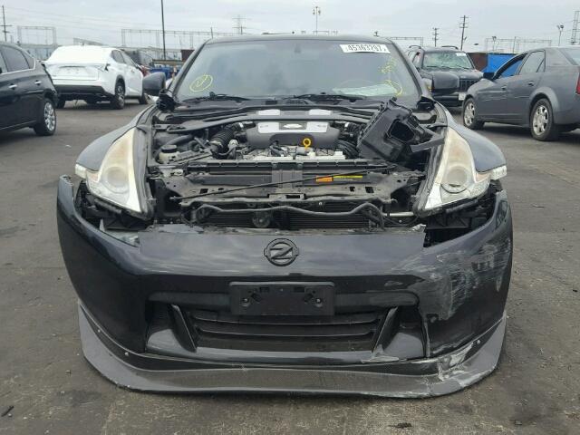 JN1AZ4EH3AM506239 - 2010 NISSAN 370Z BLACK photo 9