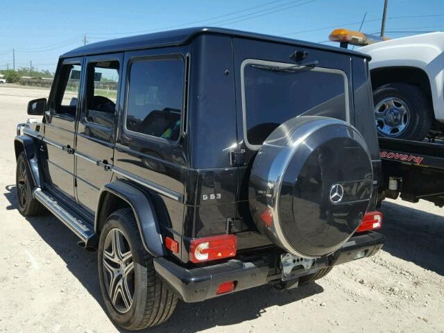 WDCYC7DF7DX208868 - 2013 MERCEDES-BENZ G 63 AMG BLACK photo 3