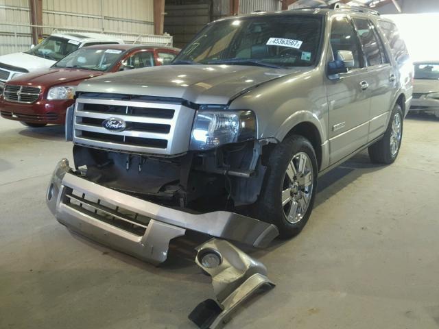 1FMFU19588LA87588 - 2008 FORD EXPEDITION SILVER photo 2