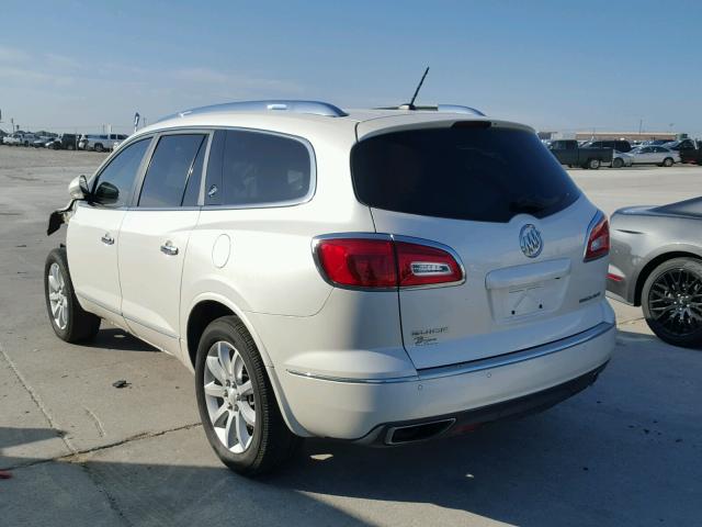 5GAKRCKD7EJ301013 - 2014 BUICK ENCLAVE WHITE photo 3