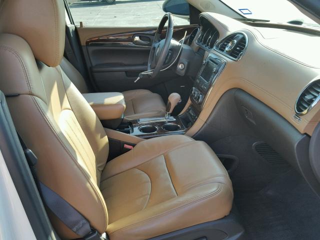 5GAKRCKD7EJ301013 - 2014 BUICK ENCLAVE თეთრი ფოტო 5