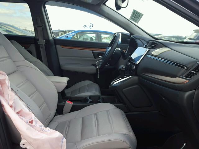 5J6RW2H88HL027480 - 2017 HONDA CR-V EXL GRAY photo 5