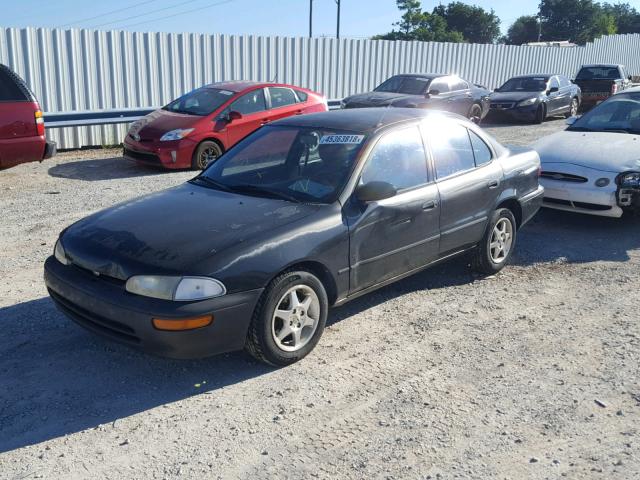 1Y1SK5265SZ083629 - 1995 GEO PRIZM BLACK photo 2