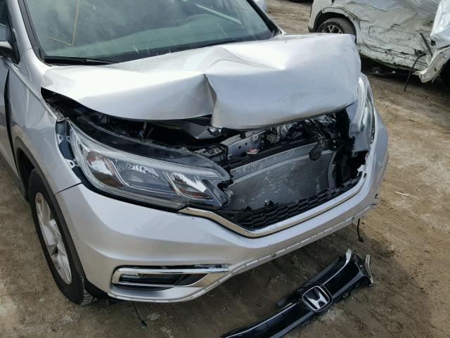 3CZRM3H57GG723681 - 2016 HONDA CR-V EX SILVER photo 9