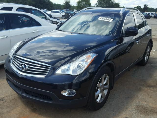 JNKAJ09E88M301280 - 2008 INFINITI EX35 BASE BLACK photo 2