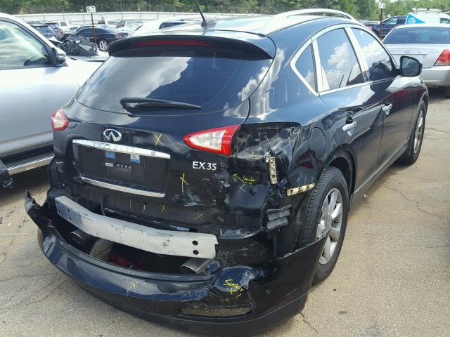 JNKAJ09E88M301280 - 2008 INFINITI EX35 BASE BLACK photo 4
