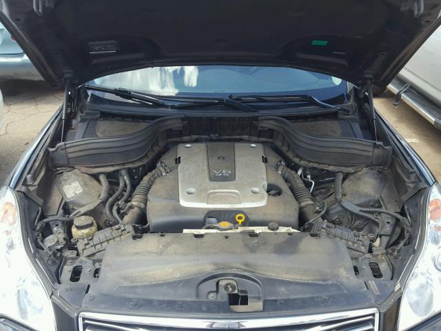 JNKAJ09E88M301280 - 2008 INFINITI EX35 BASE BLACK photo 7