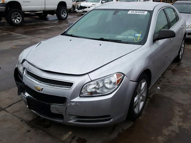 1G1ZG57B29F108629 - 2009 CHEVROLET MALIBU LS ვერცხლისფერი ფოტო 2