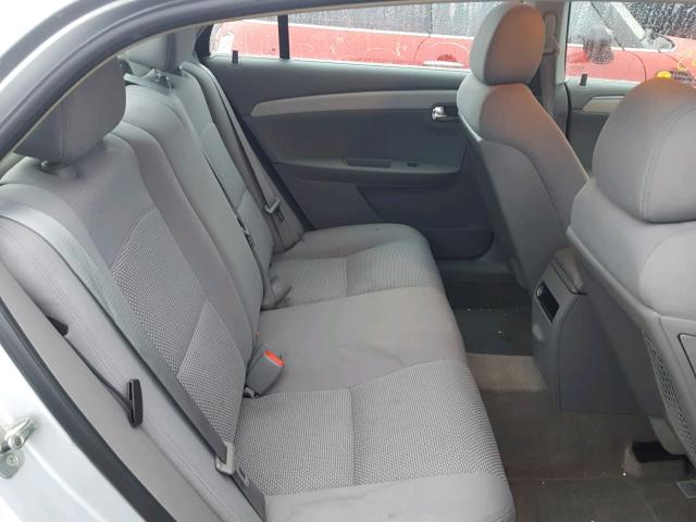 1G1ZG57B29F108629 - 2009 CHEVROLET MALIBU LS ვერცხლისფერი ფოტო 6