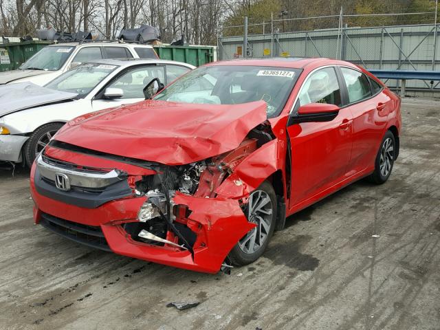 2HGFC2F79GH551830 - 2016 HONDA CIVIC EX RED photo 2