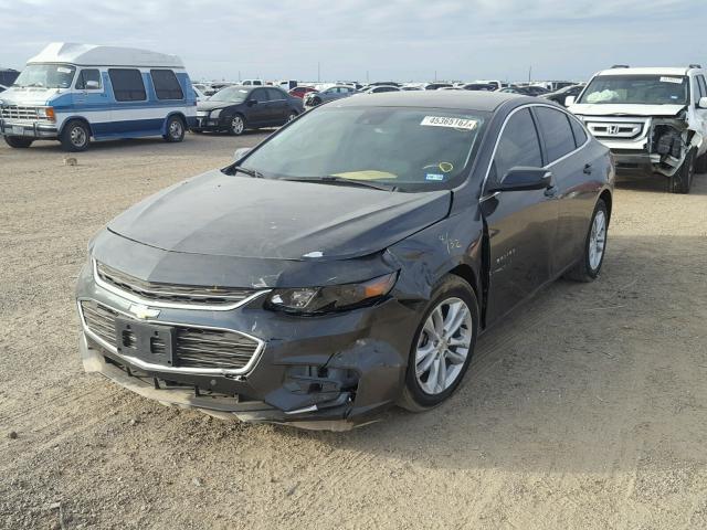 1G1ZE5ST3GF178238 - 2016 CHEVROLET MALIBU LT GRAY photo 2