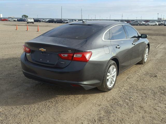 1G1ZE5ST3GF178238 - 2016 CHEVROLET MALIBU LT GRAY photo 4