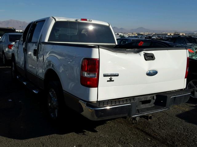 1FTPW12V06KE04361 - 2006 FORD F150 SUPER WHITE photo 3