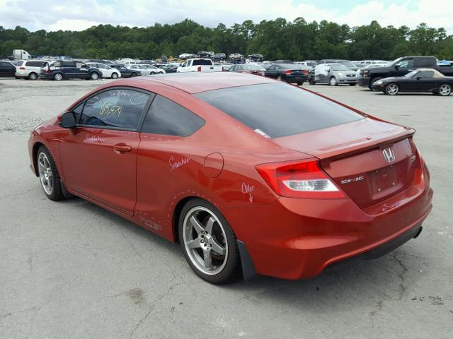 2HGFG4A5XCH702321 - 2012 HONDA CIVIC SI RED photo 3