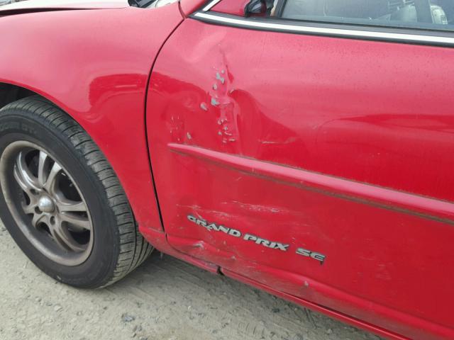 1G2WJ52M4XF339473 - 1999 PONTIAC GRAND PRIX 红色 照片 9