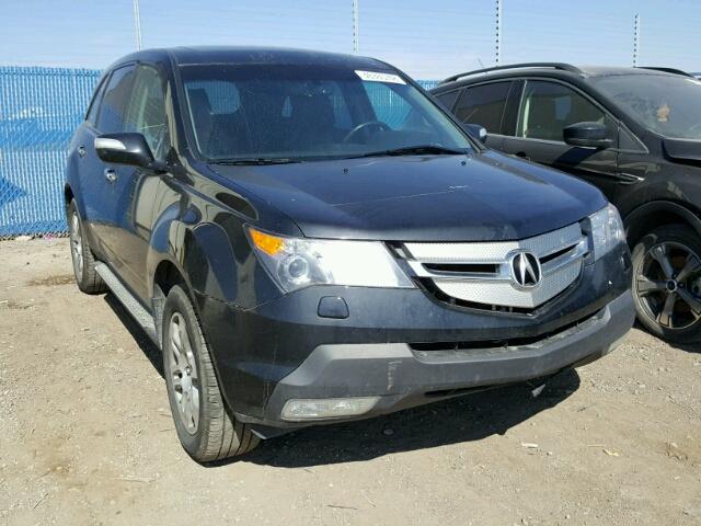 2HNYD28219H006112 - 2009 ACURA MDX BLACK photo 1