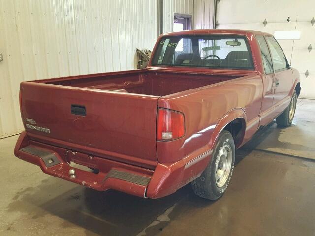 1GTCS1947S8504567 - 1995 GMC SONOMA RED photo 4