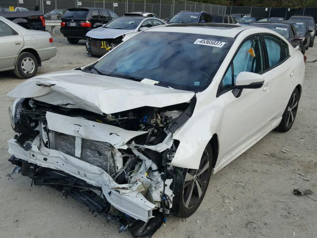 4S3GKAM68H3606542 - 2017 SUBARU IMPREZA SP WHITE photo 2