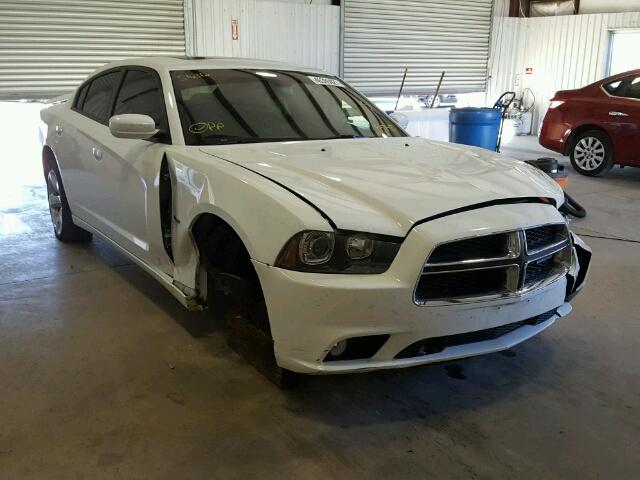 2C3CDXCT0DH537487 - 2013 DODGE CHARGER R/ WHITE photo 1