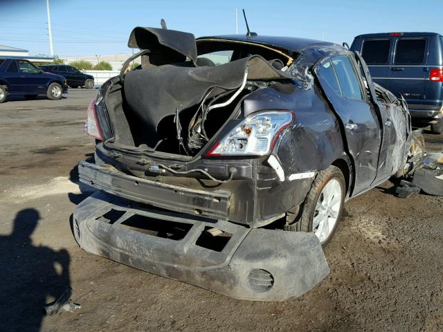 3N1CN7AP8FL819453 - 2015 NISSAN VERSA S GRAY photo 4